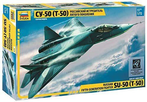 Zvezda 1/72 Sukhoi Su-50 T-50 Russian 5th Gen Fighter 7275